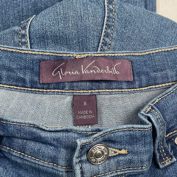 Gloria Vanderbilt Jeans Womens 8 Amanda Classic High Rise Straight Denim Pants - Picture 3 of 6